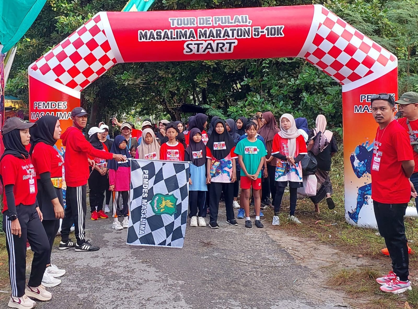 Kegiatan Fun Run Tour De Pulau Masalima Maraton 5-10 K, Minggu (14/9).