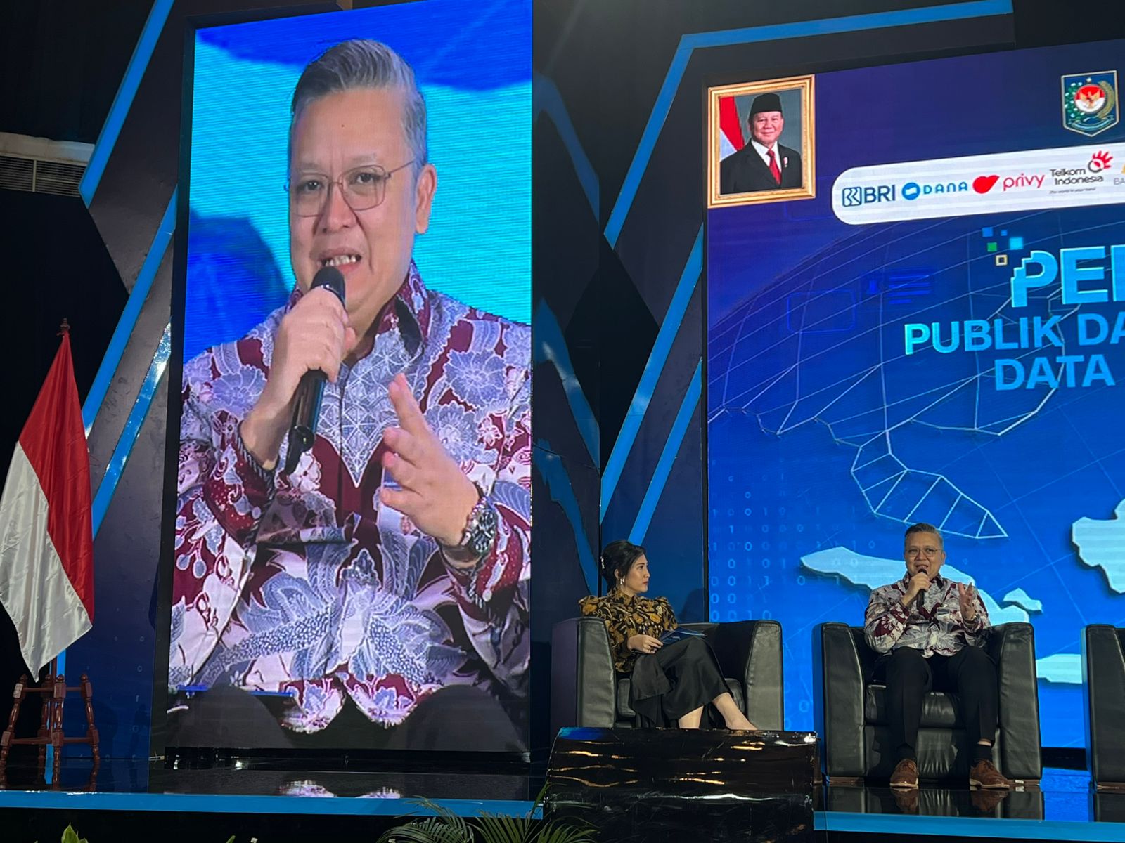 Direktur Operations BRI, Hakim Putratama, saat mengisi di acara Satu Data Untuk Semua: Summit Data Kependudukan Semester I 2025.