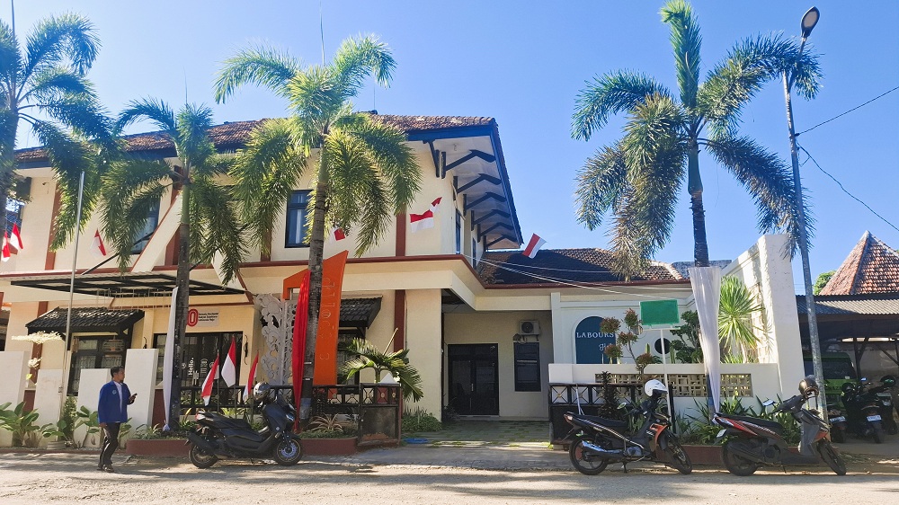 LOKASI: Suasana kantor Disnaker Sumenep yang terletak di Desa Kolor, Kecamatan Kota Sumenep