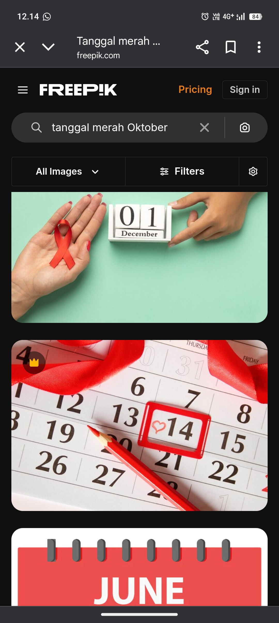 Ilustrasi tanggal merah bulan Oktober