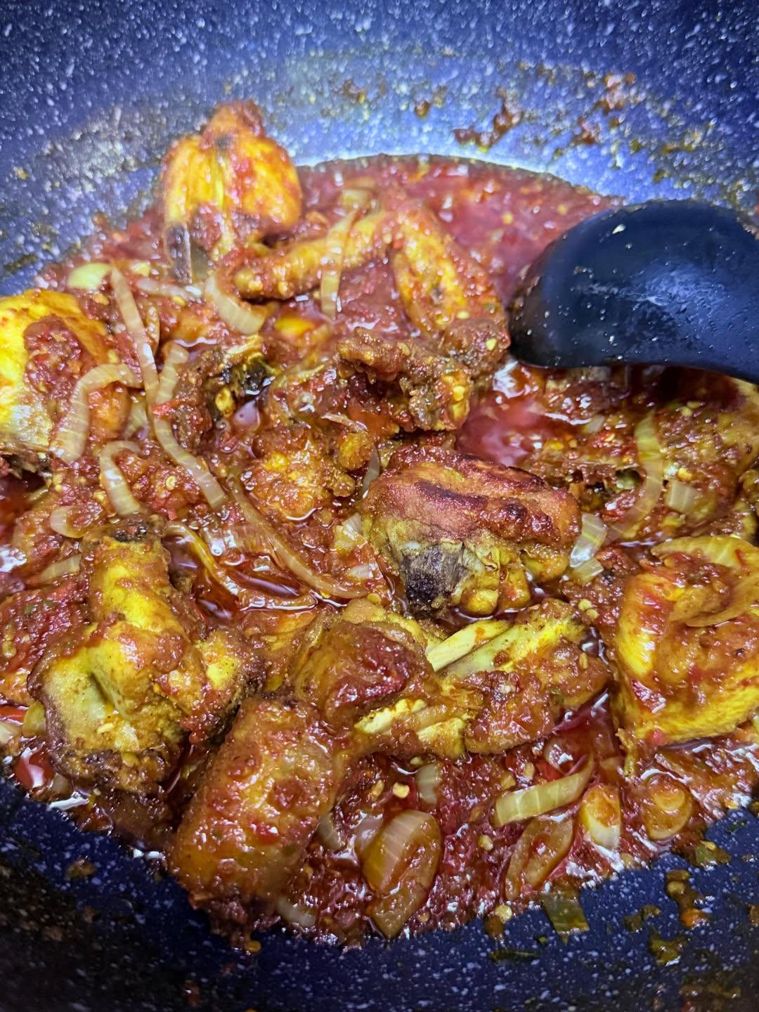 Ayam sambal balado yang sangat nikmat