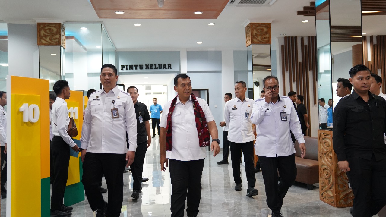 TEGAS: Wakil Menteri Imigrasi dan Pemasyarakatan, Silmy Karim melakukan kunjungan dan penguatan kelembagaan.