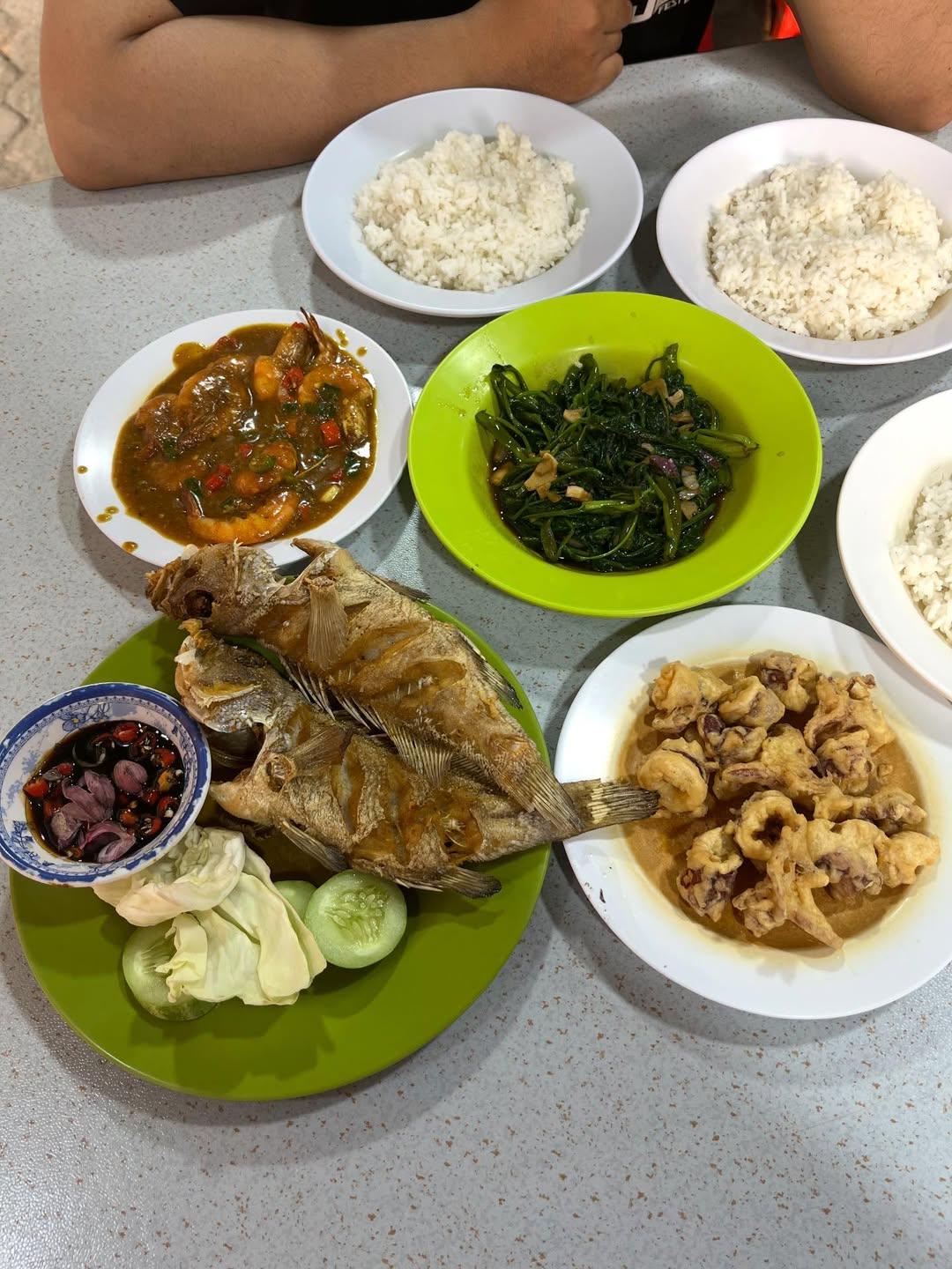 Ilustrasi menu seafood di salah satu tempat makan Gunung Kidul