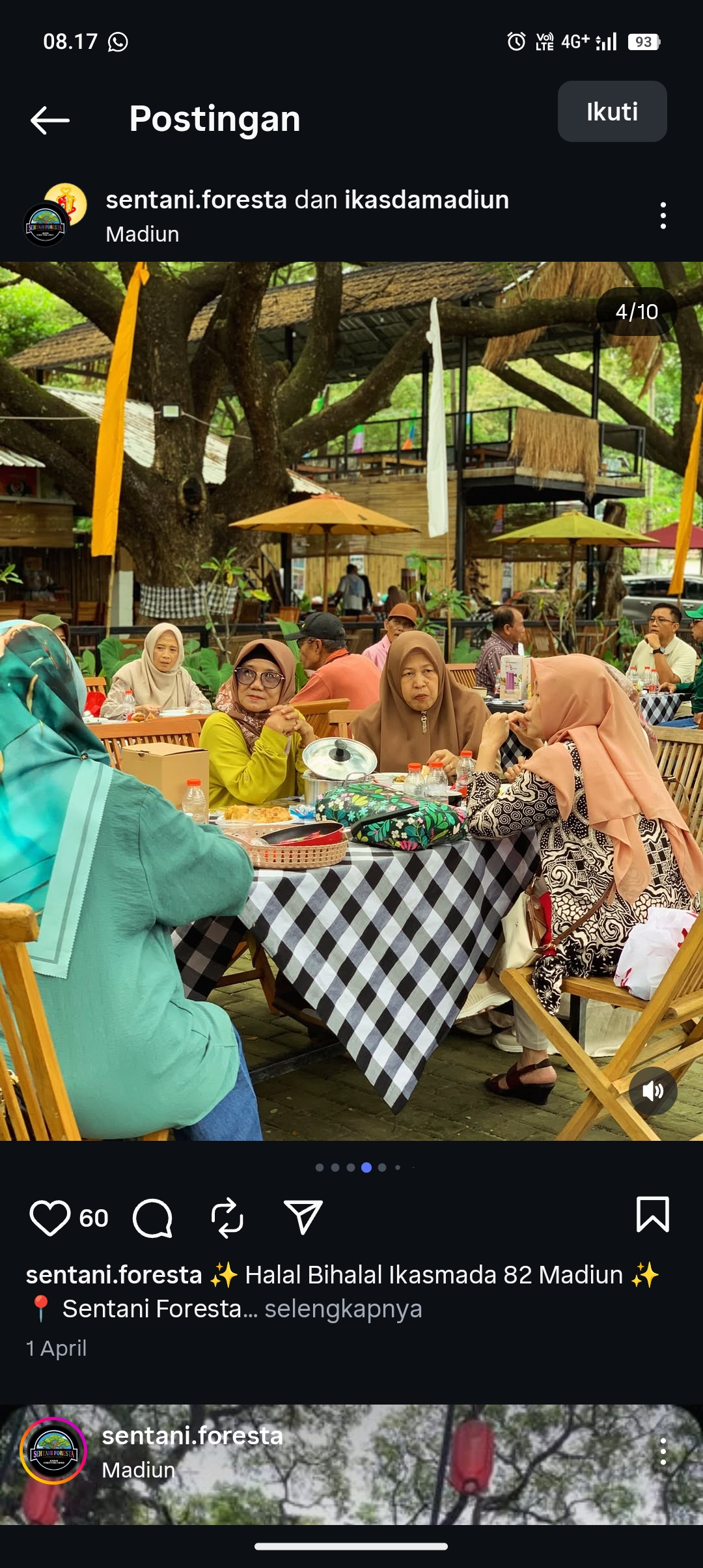 Sentani Foresta Madiun yang bisa menjadi tempat liburan bareng keluarga atau kantor.
