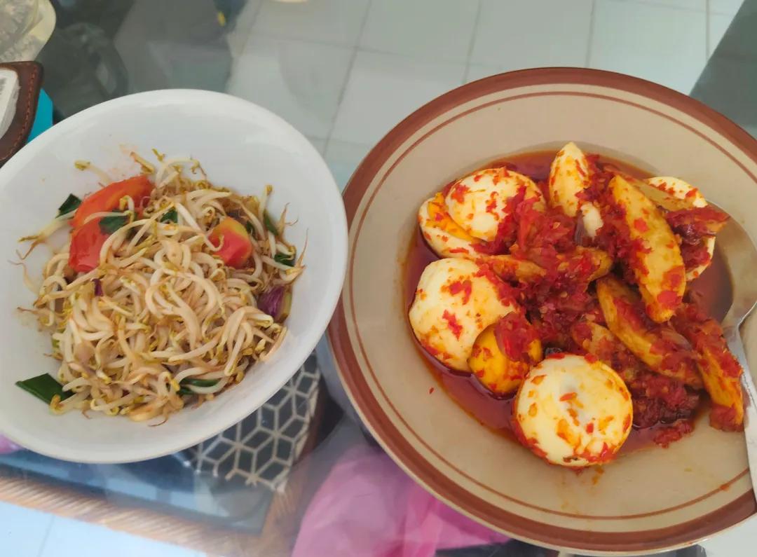 Telur Teri balado yang super nikmat