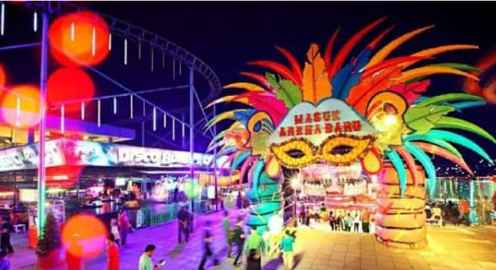 Batu night spectacular juga menyediakan kuliner khas malang