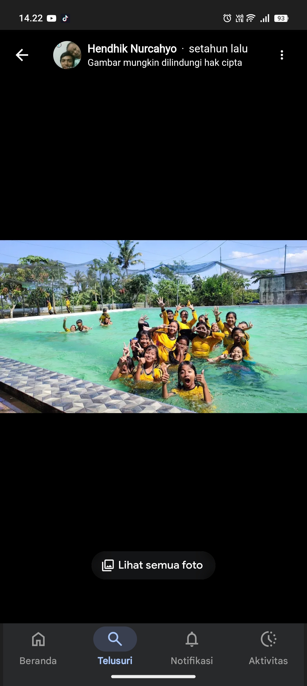 Mandi dan berengan di Lembah Dilem