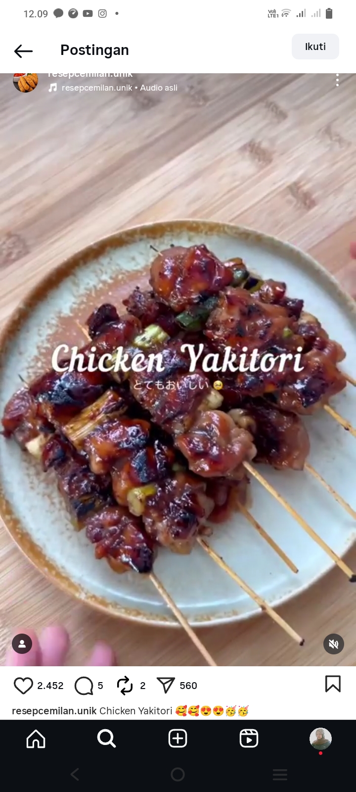 Sate ala jepang