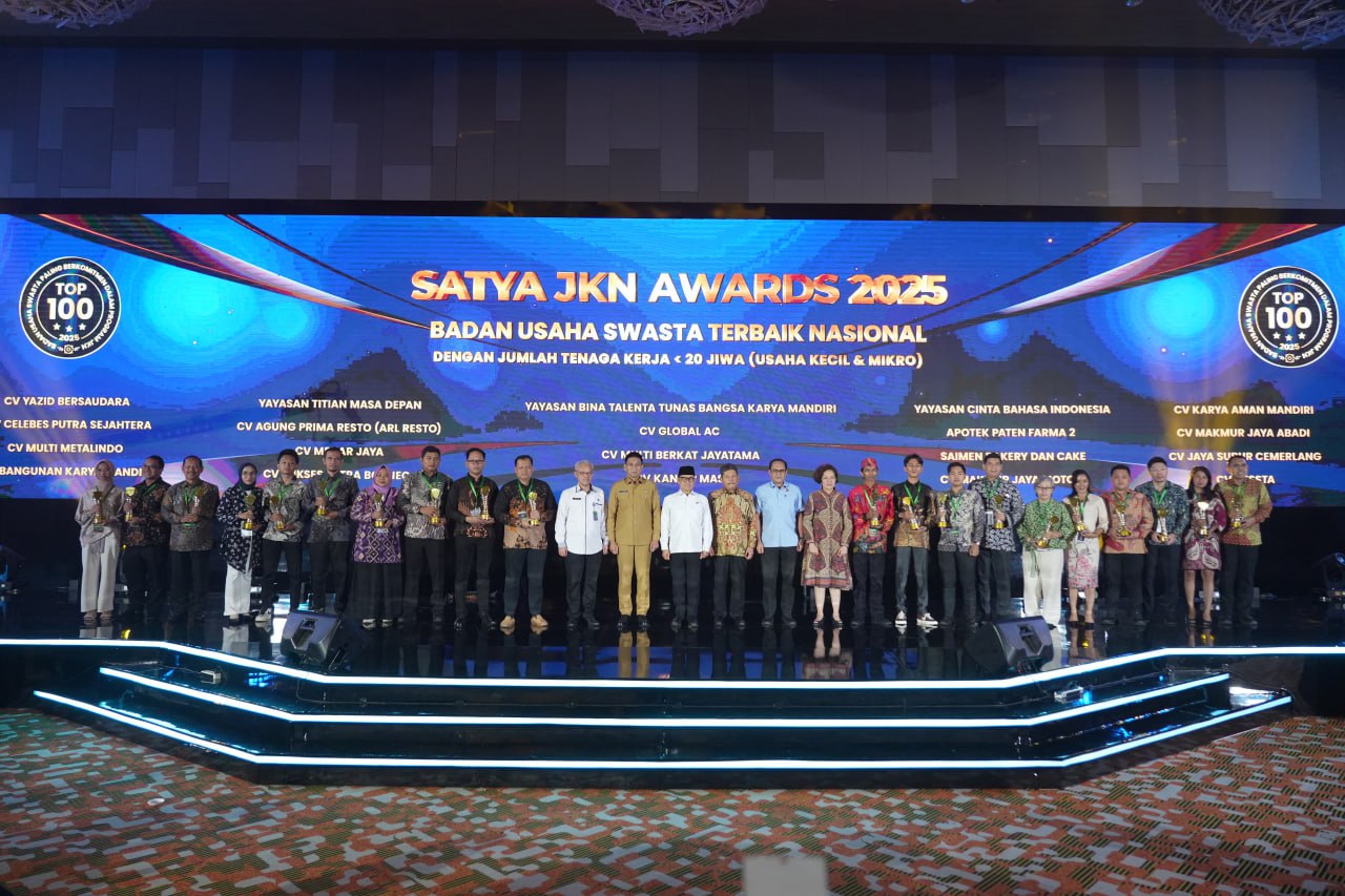 APRESIASI: BPJS Kesehatan memberikan apresiasi kepada 110 badan usaha yang dinilai berkomitmen tinggi dalam meningkatkan kepatuhan.