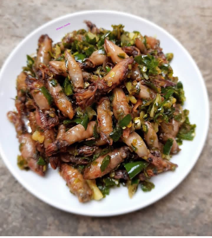 Resep cumi asin cabe ijo