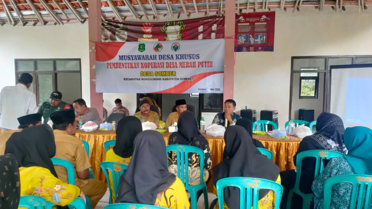 FOKUS: Proses pembentukan Kopdes Merah Putih di Desa Somber, Kecamatan Nonggunong, Sumenep.