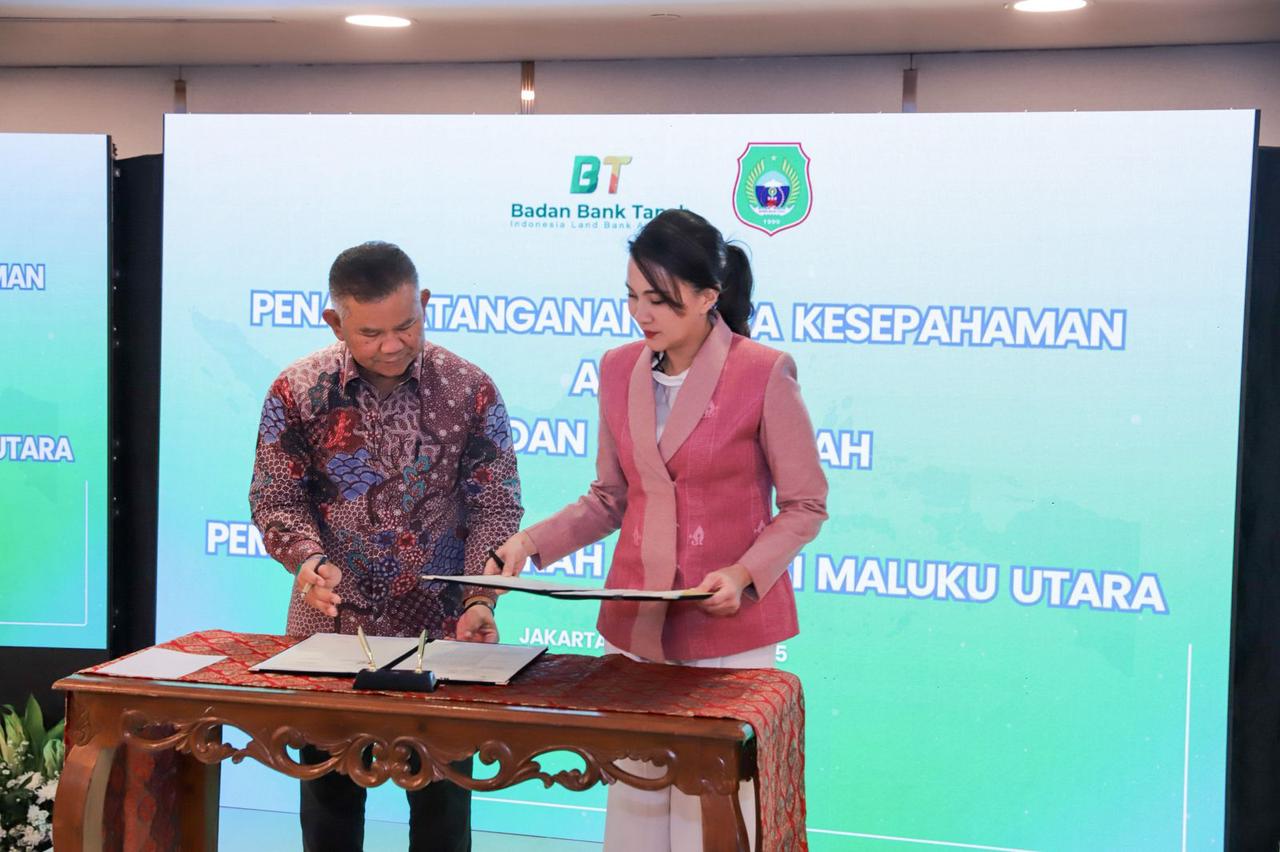 KERJASAMA: BNI bersama Badan Bank Tanah berkolaborasi mengembangkan pembangunan nasional.