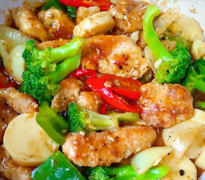 Resep sederhana ayam bumbu lada hitam