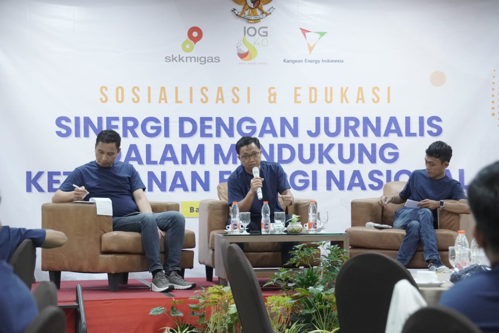DISKUSI: SKK Migas - KEI menggelar media gathering yang digelar di Kota Batu, Jawa Timur, Selasa (4/11/2025),