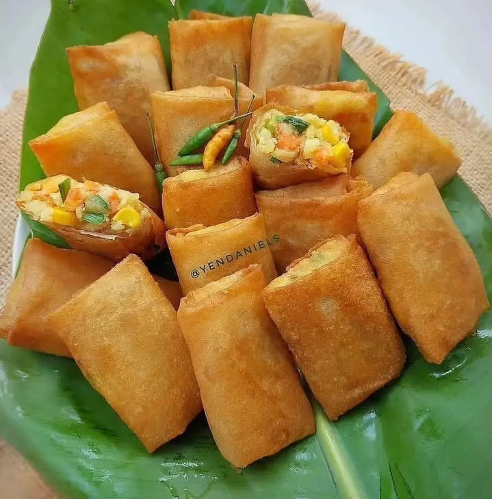 Lumpia isi sayuran camilan favorit anak-anak di hari libur
