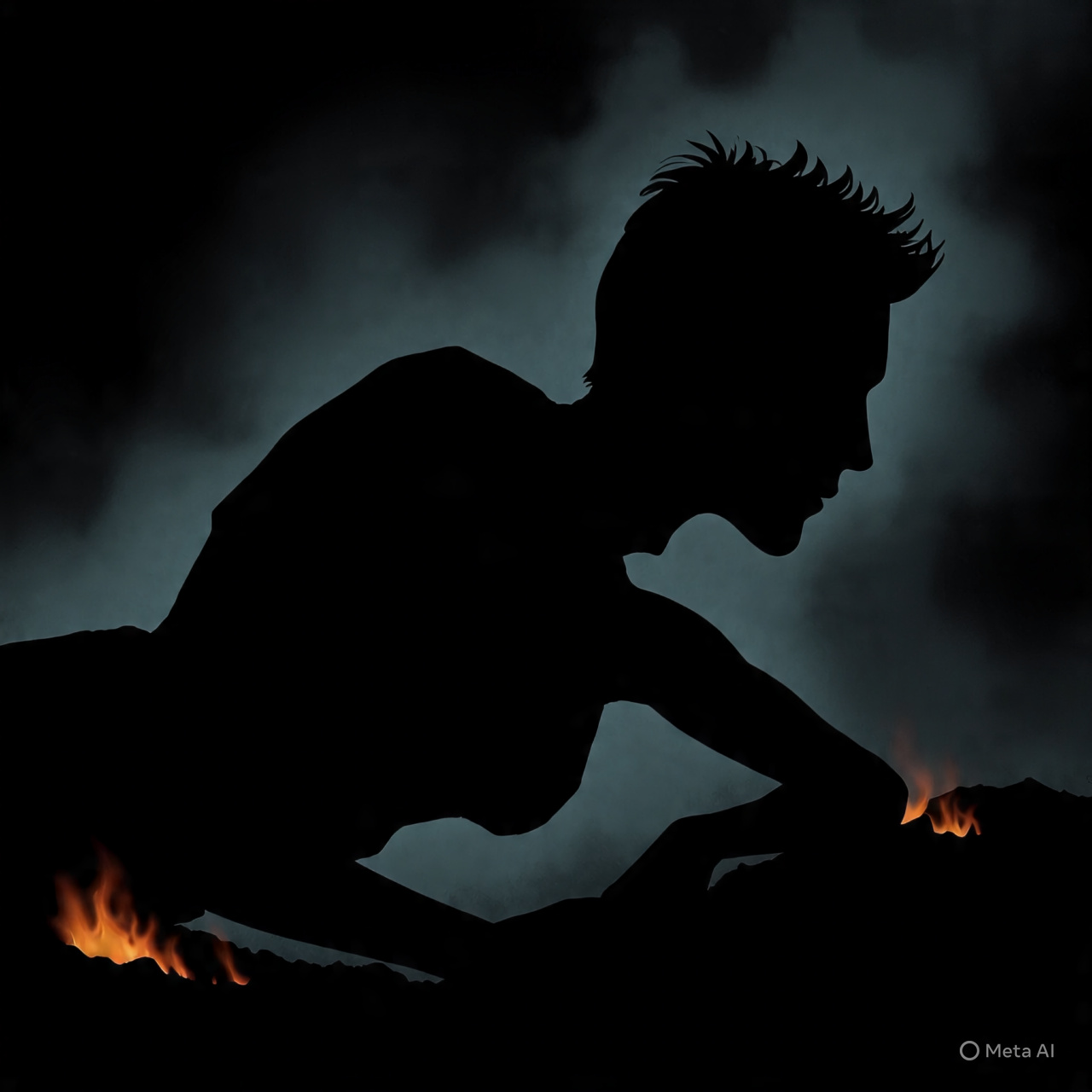 Ilustrasi korban pembunuhan yang  terbakar di Batumarmar, Pamekasan pada Kamis (6/11/2025) malam.