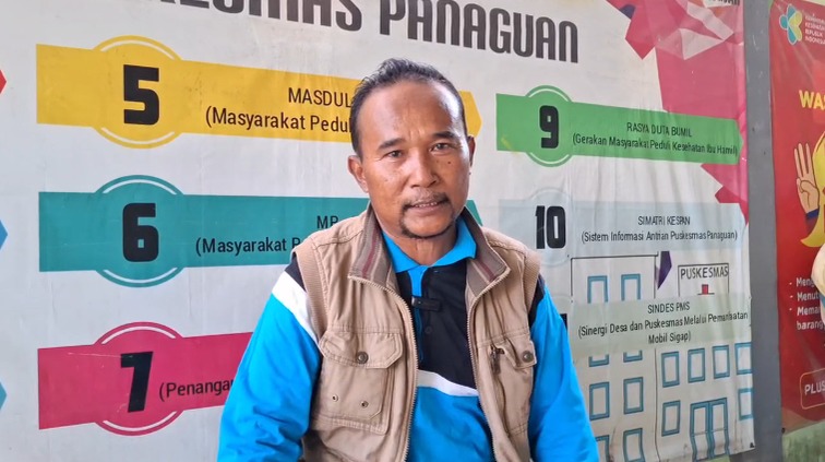 MEMBUKTIKAN: Abdul Khabir, warga Desa Panaguan, Pamekasan, yang kini kondisi kesehatannya jauh membaik setelah rutin mengikuti kegiatan Prolanis.