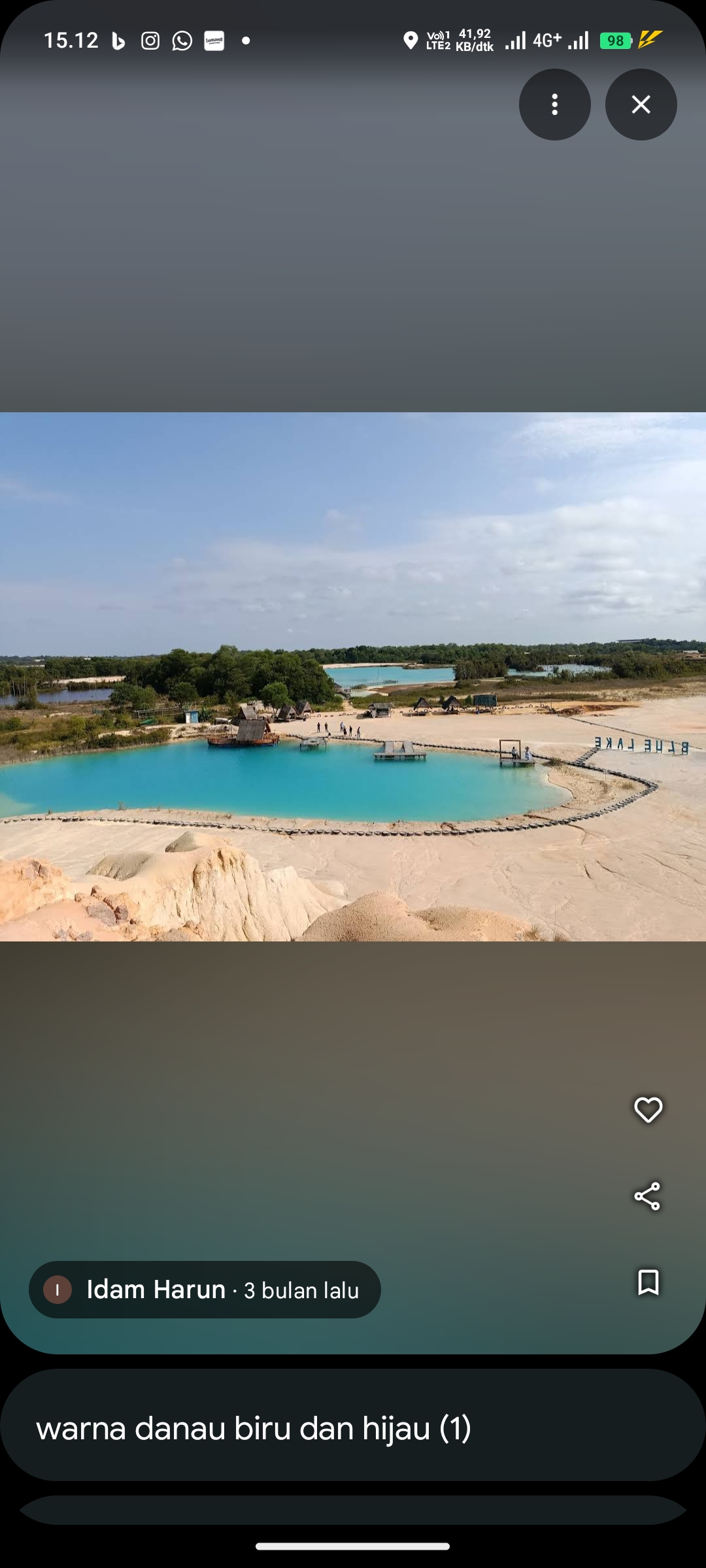 Gurun Pasir Telaga Biru Busung