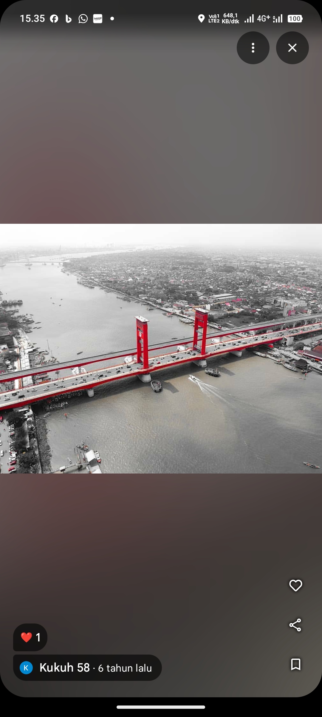 Jembatan Ampera, Palembang