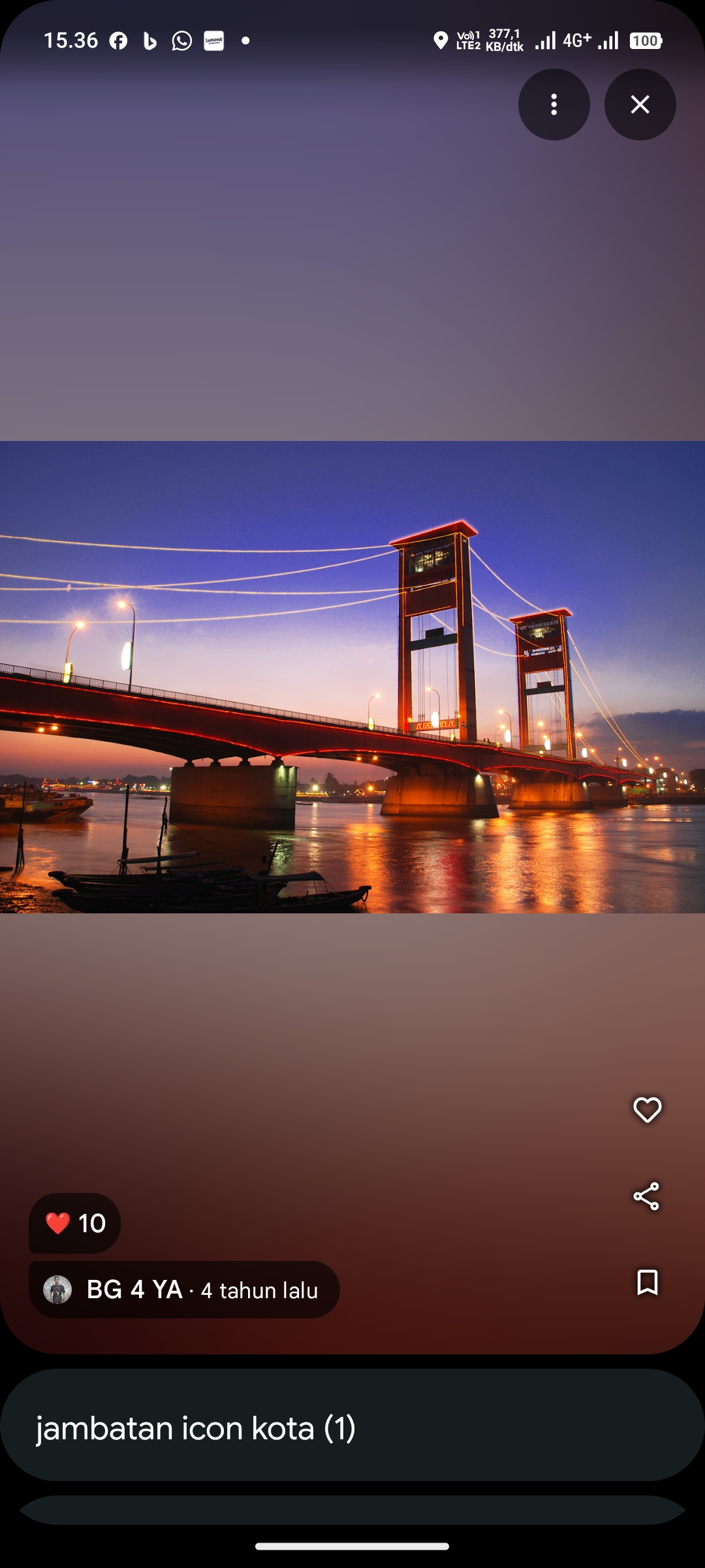 Jembatan Ampera, Palembang