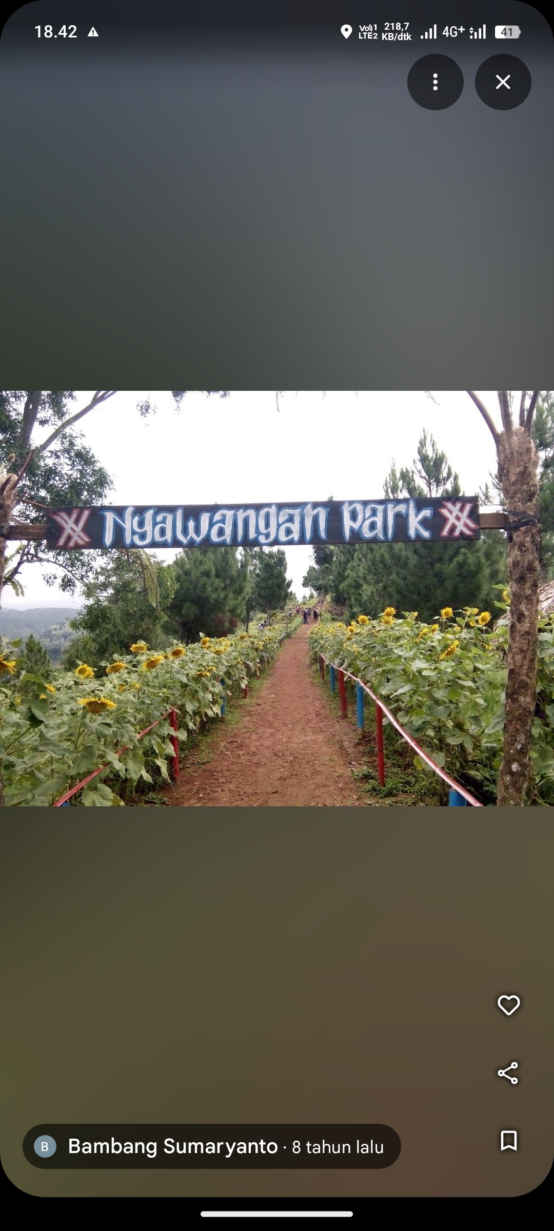 Nyawangan Park Tulungagung