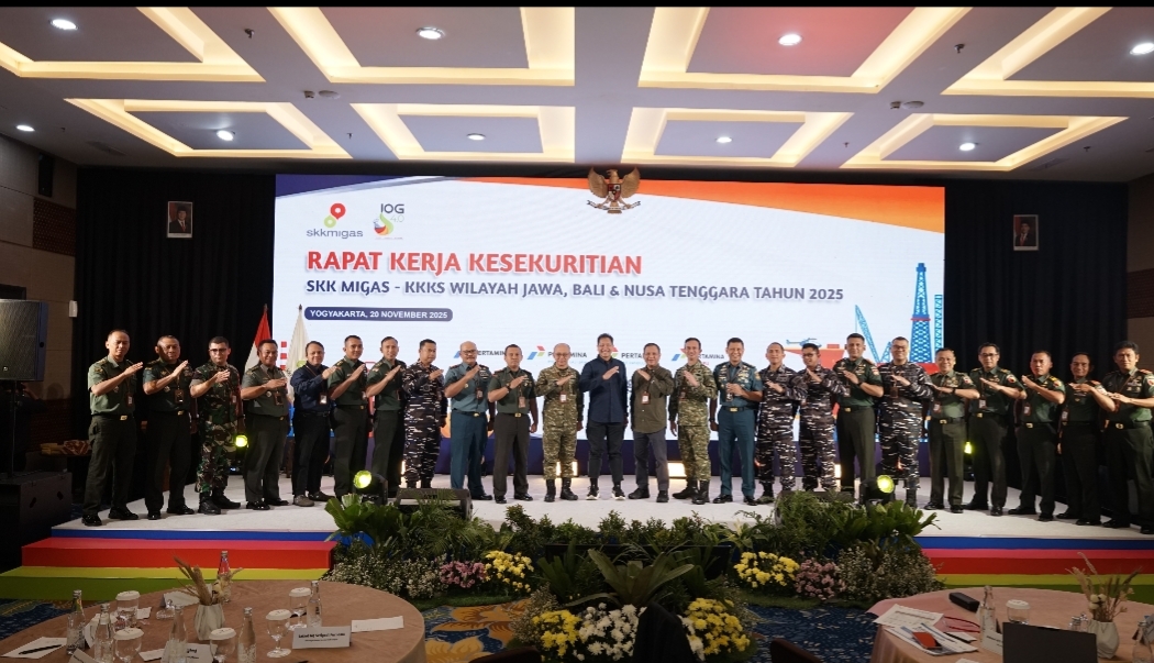 SKK Migas &ndash; Kontraktor Kontrak Kerja Sama (KKKS) Jawa, Bali, dan Nusa Tenggara perkuat sinergi keamanan wilayah operasi bersama Tentara Nasional Indonesia saat rapat di Yogyakarta.