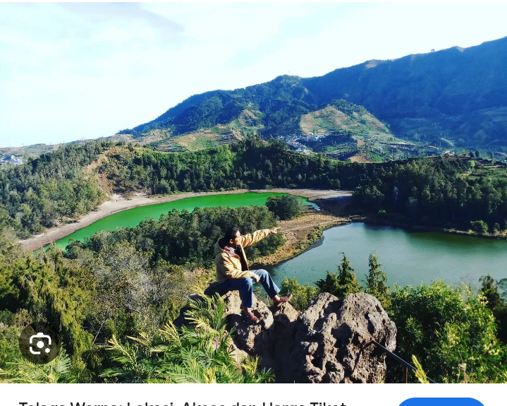 Spot trekking di telaga warna wonosobo