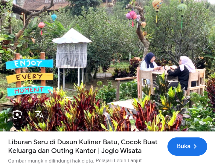 Menu kids frendly liburan seru di dusun kuliner batu