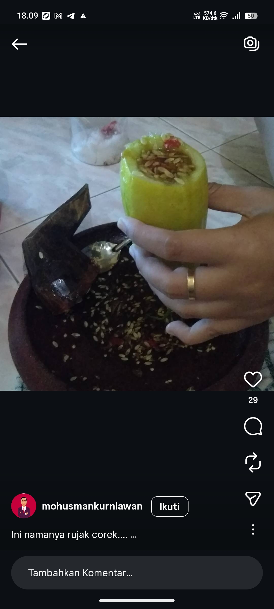Rujak Corek