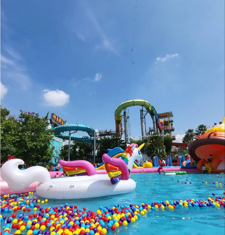 Pilih basah atau kering di hawai waterpark malang
