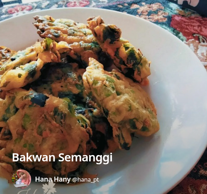 Resep bakwan semanggi viral