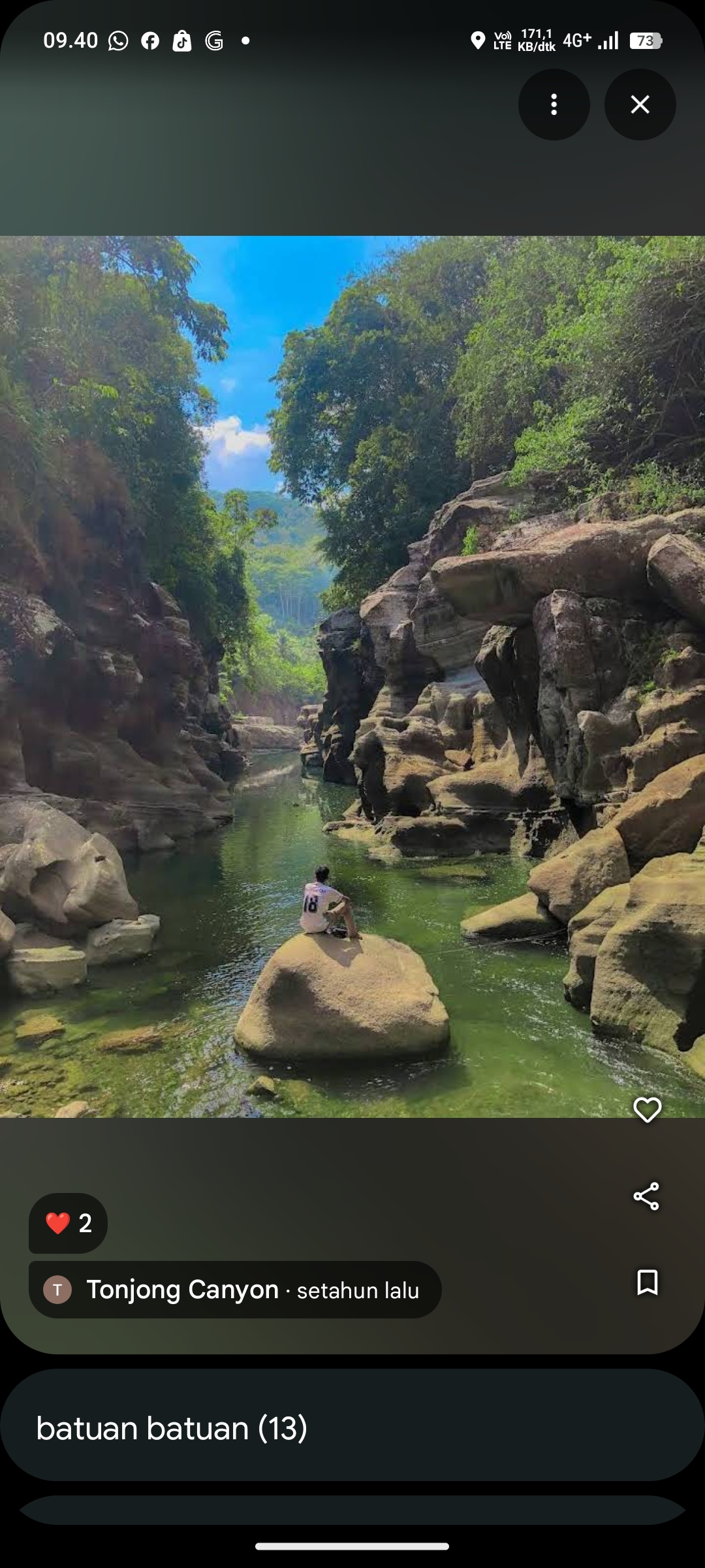Tonjong Canyon