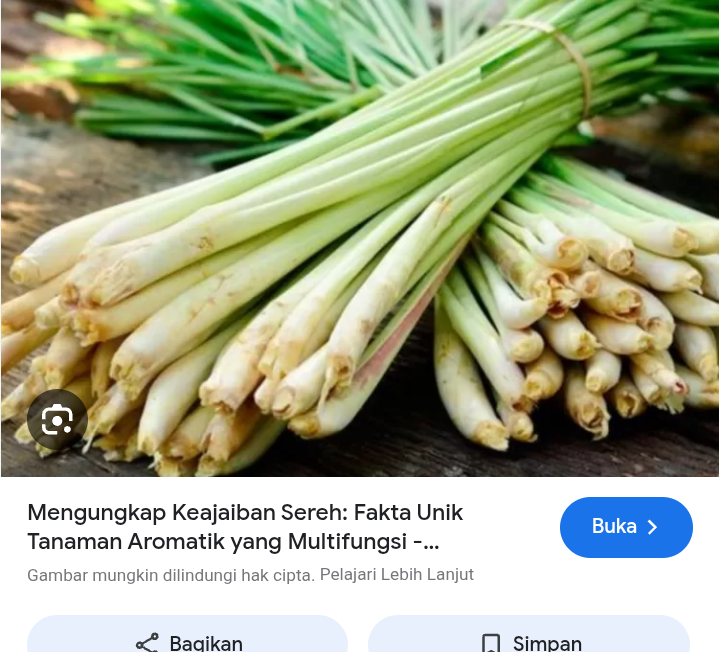 Kenali jenis-jenis serai