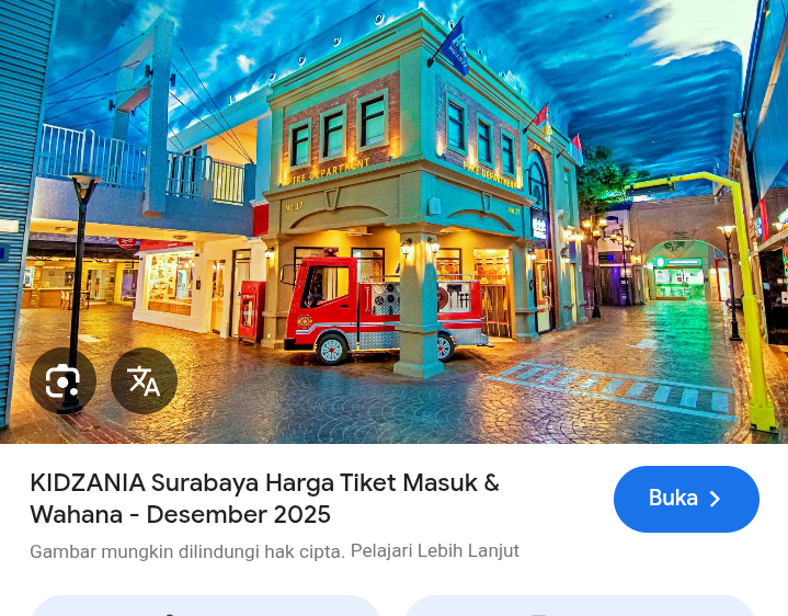 Wahana favorit di kidzania surabaya