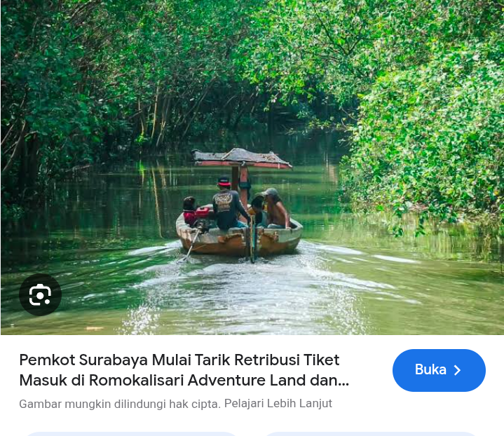 Spot foto menarik di romokalisari adventure land