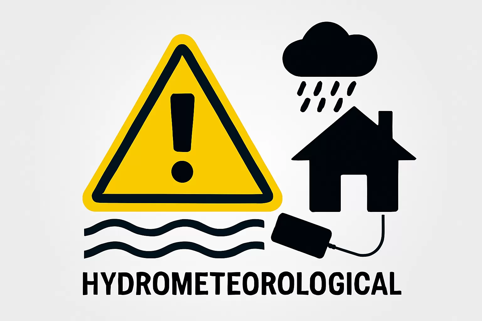 Ilustrasi bencana hidrometeorologi. (Yusron)