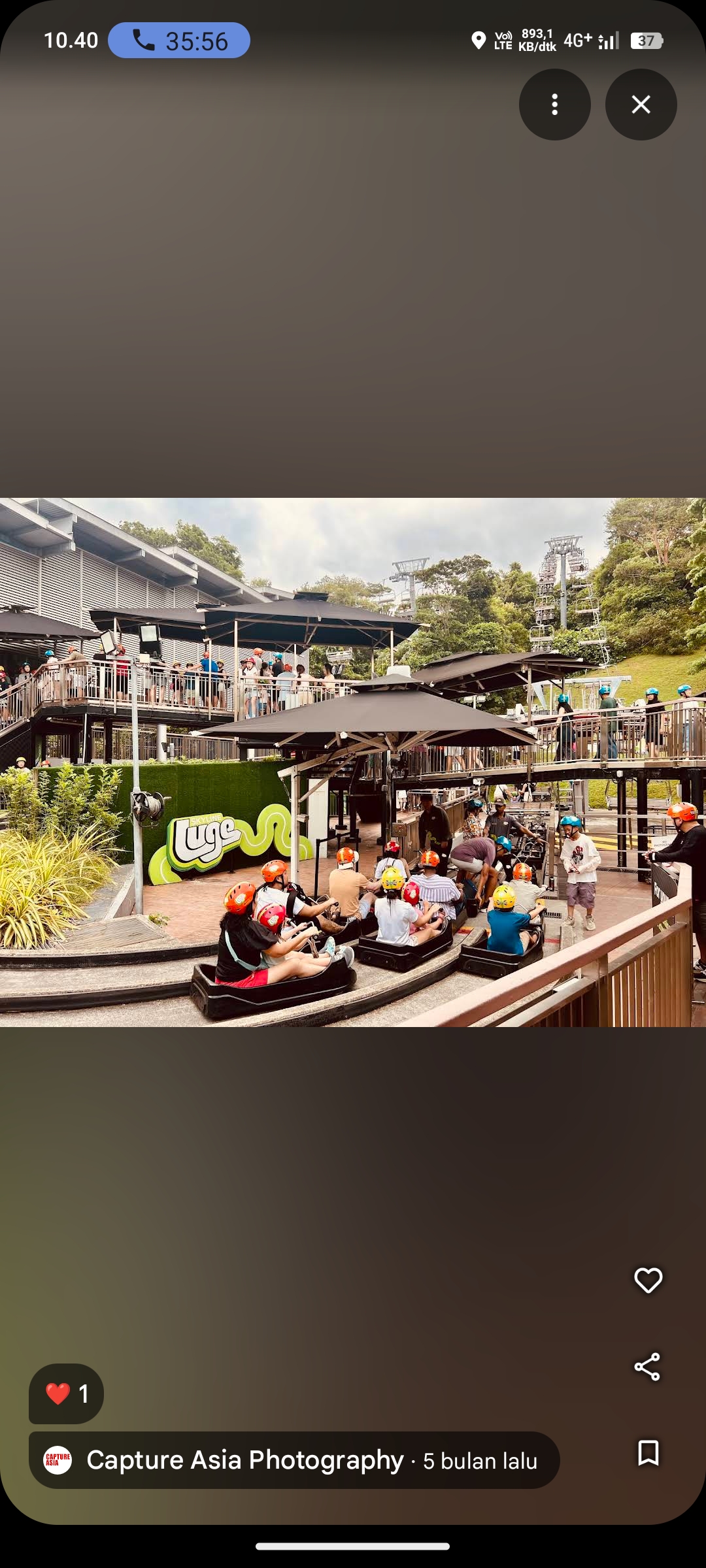 Skyline Luge Singapore