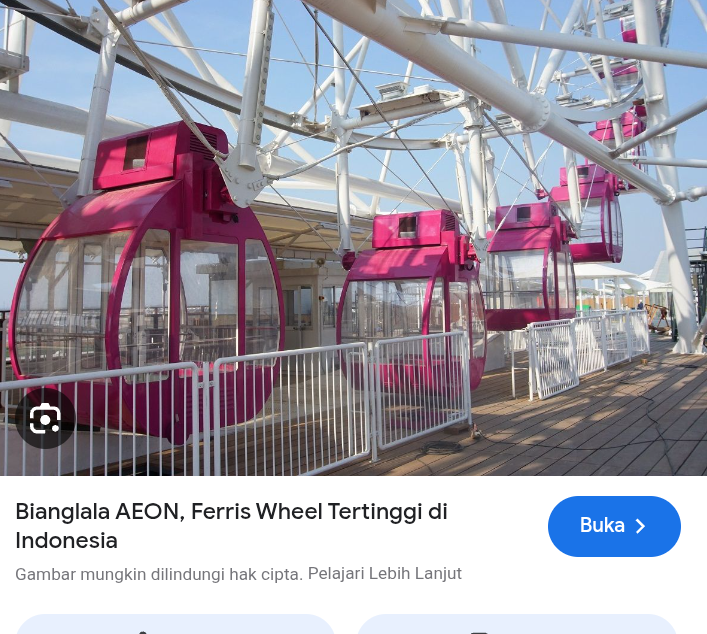 Wisata modern Jsky ferrish wheel