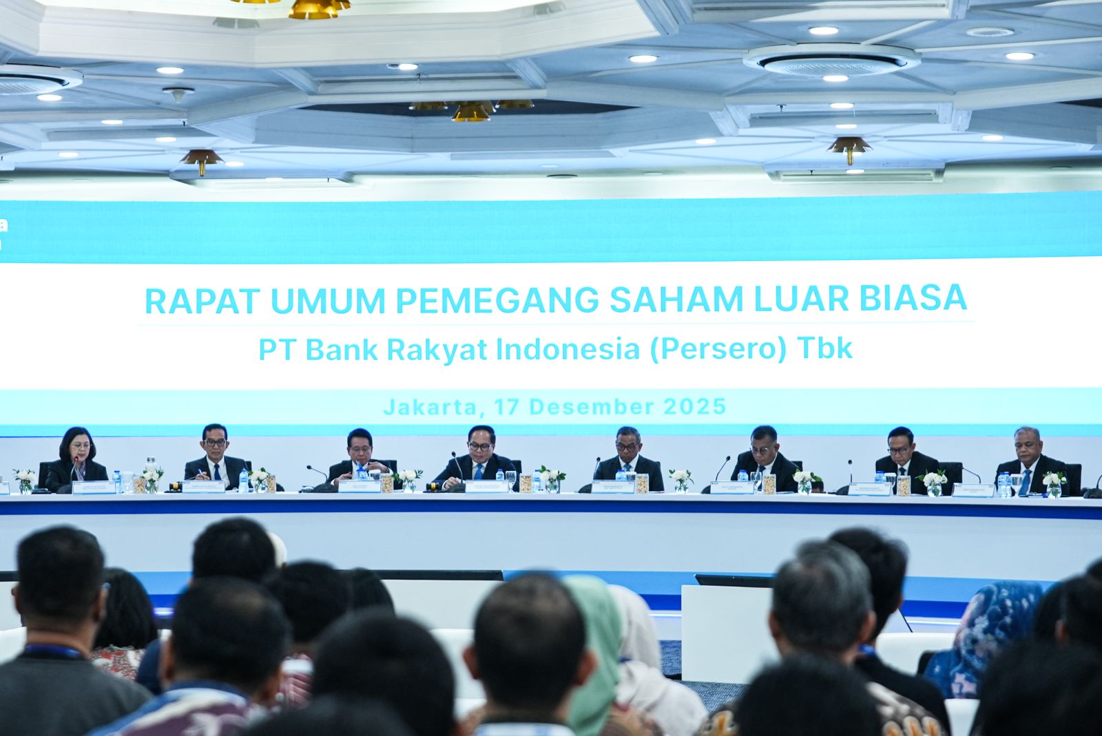 BRI menggelar Rapat Umum Pemegang Saham Luar Biasa (RUPSLB) pada Rabu (17/12/2025).