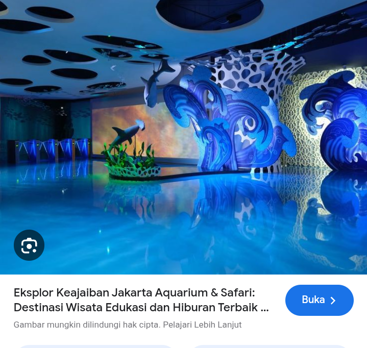 Wahana favorit di jakarta aquarium safari