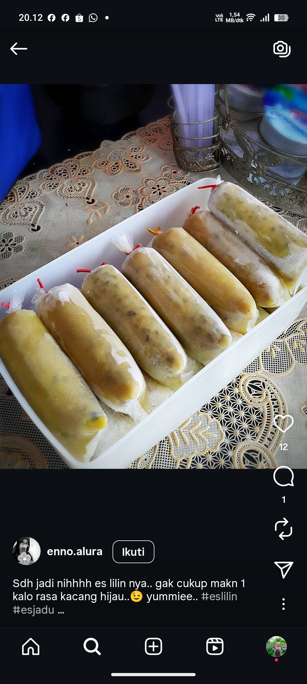 Es lilin jadul kacang hijau