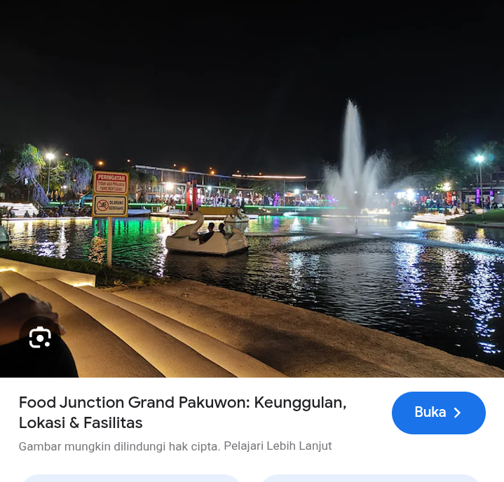 Harga jajanan di food junction grand pakuwon