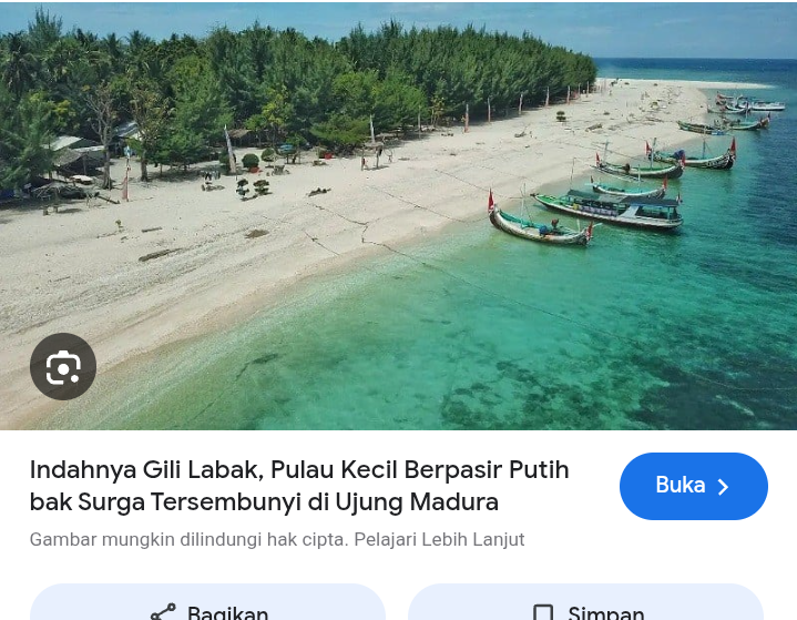 Fasilitas gili labak