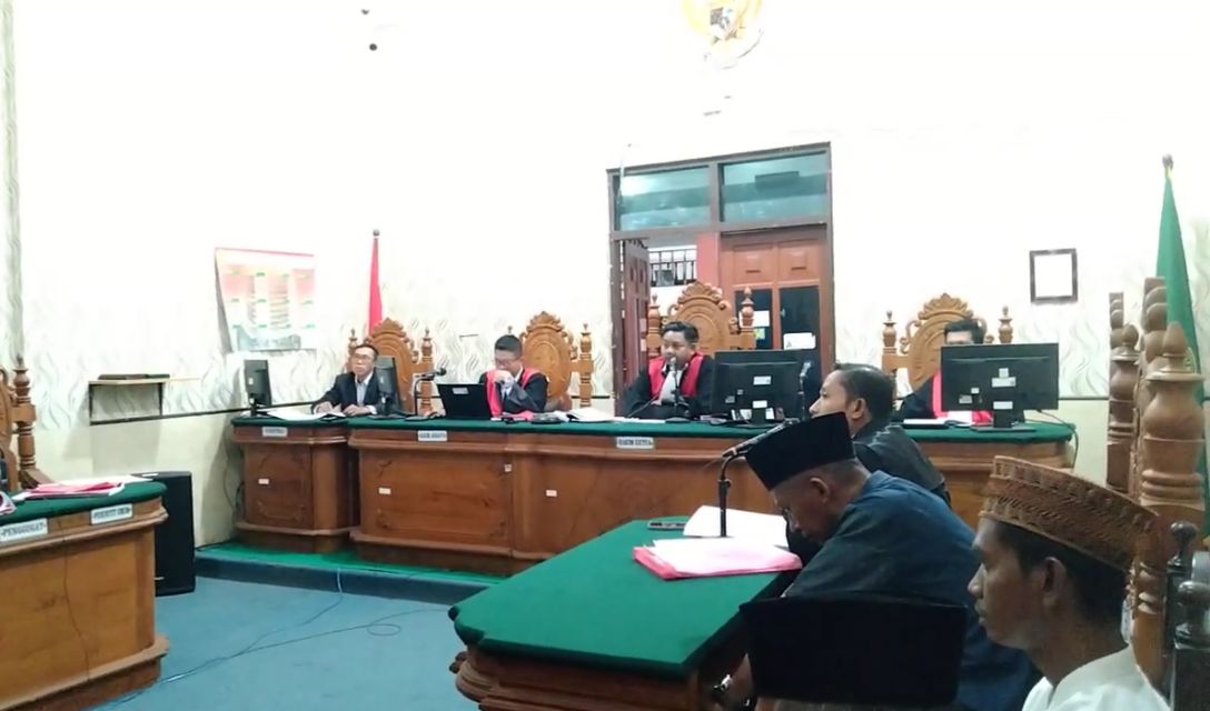UNGKAP FAKTA: Sidang keterangan saksi kasus penganiayaan ODGJ di kantor Pengadilan Negeri Sumenep, Senin (22/12).