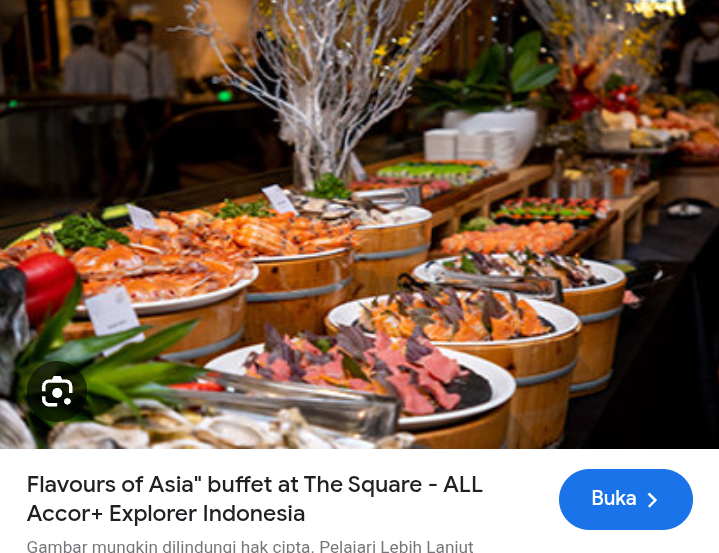 Menu restoran di hotel novotel anyer beach resort