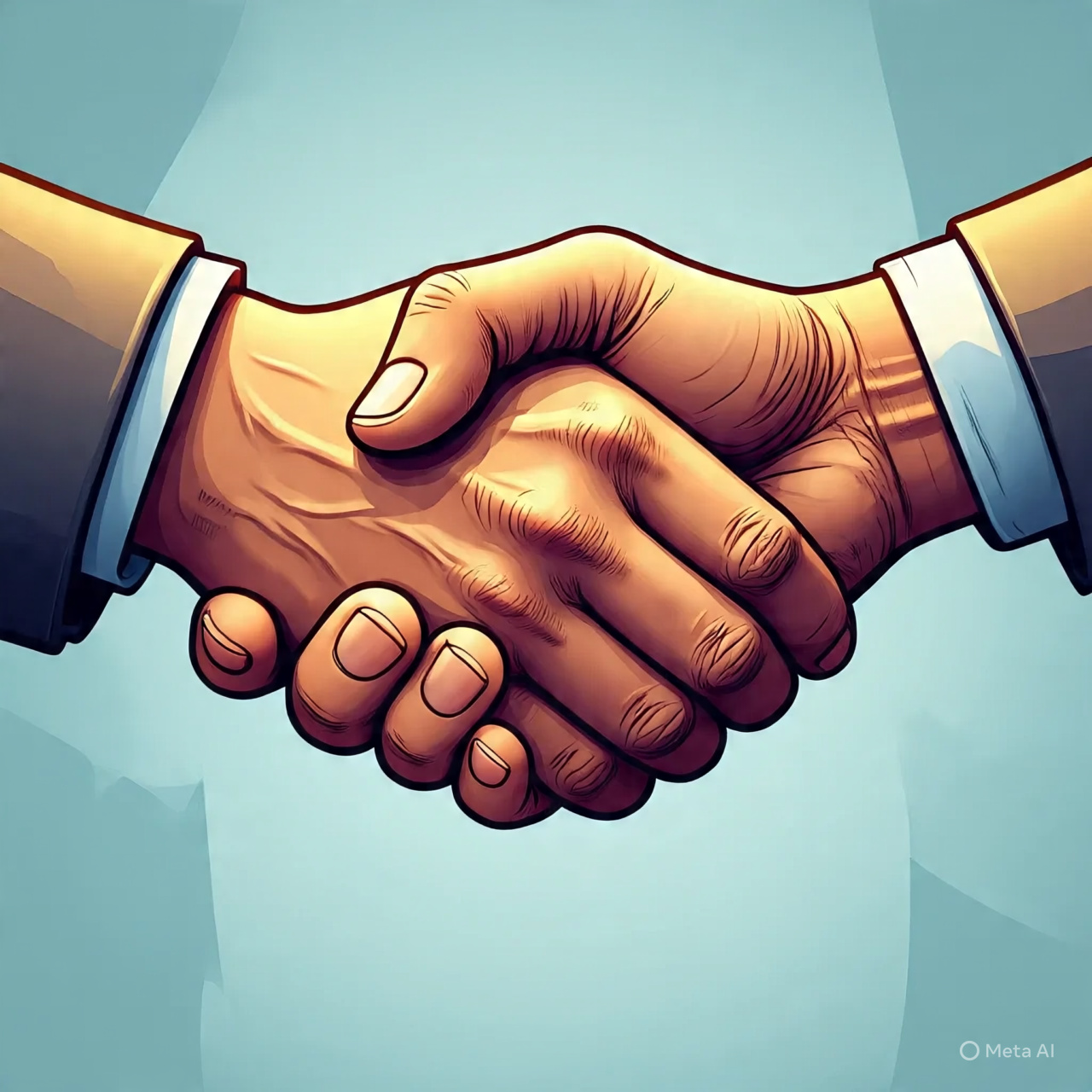 Perkara kasus dugaan penganiayaan yang menyeret Kades Angkatan berakhir damai. (Ilustrasi dibantu Meta AI)