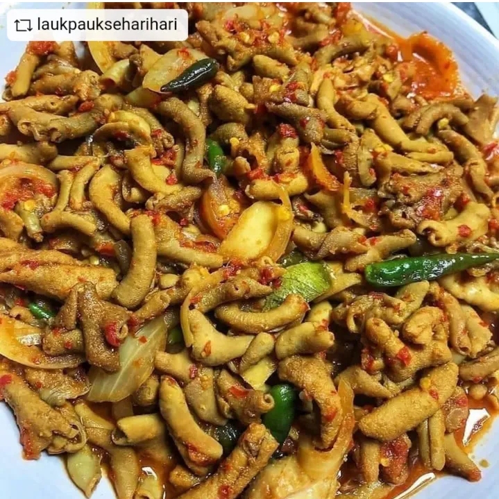 Resep usus bumbu kuning
