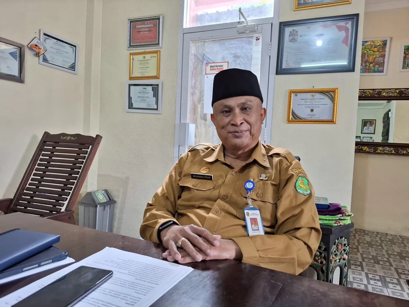 Mohamad Iksan (Ketua Cabor PBSI Sumenep)