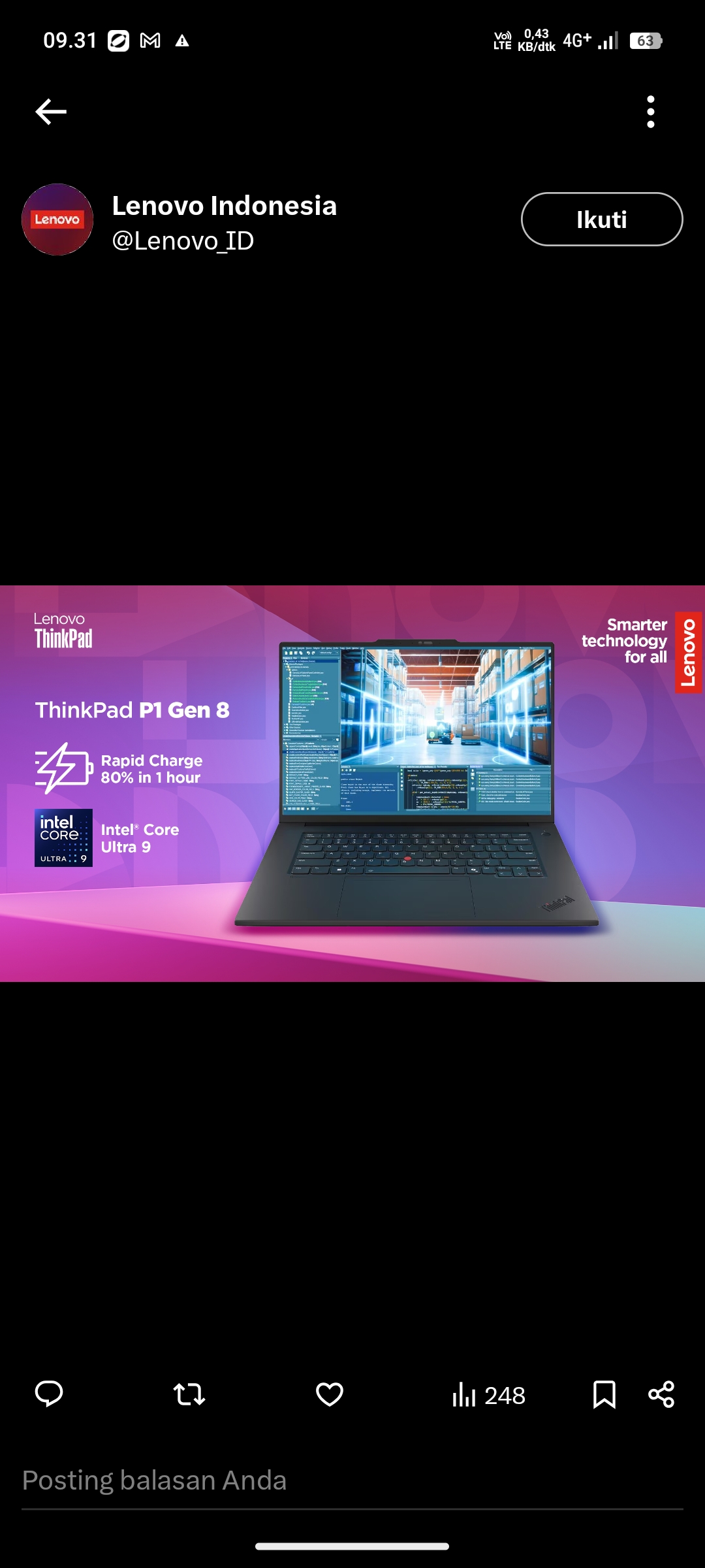 Lenovo ThinkPad P1 Gen 8