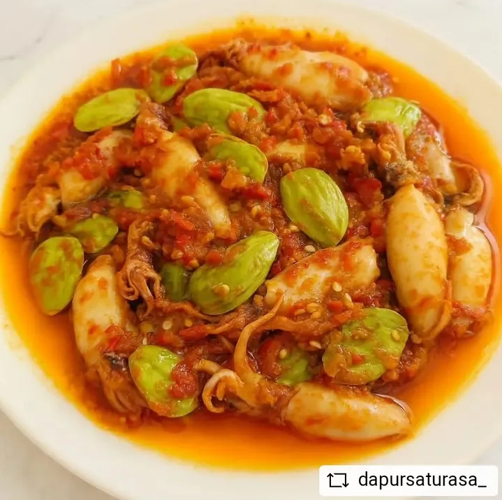 Resep balado cumi pete
